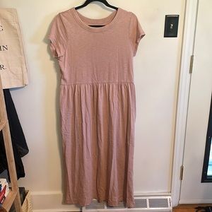 Universal Thread Target Light Mauve Short Sleeve Maxi Dress